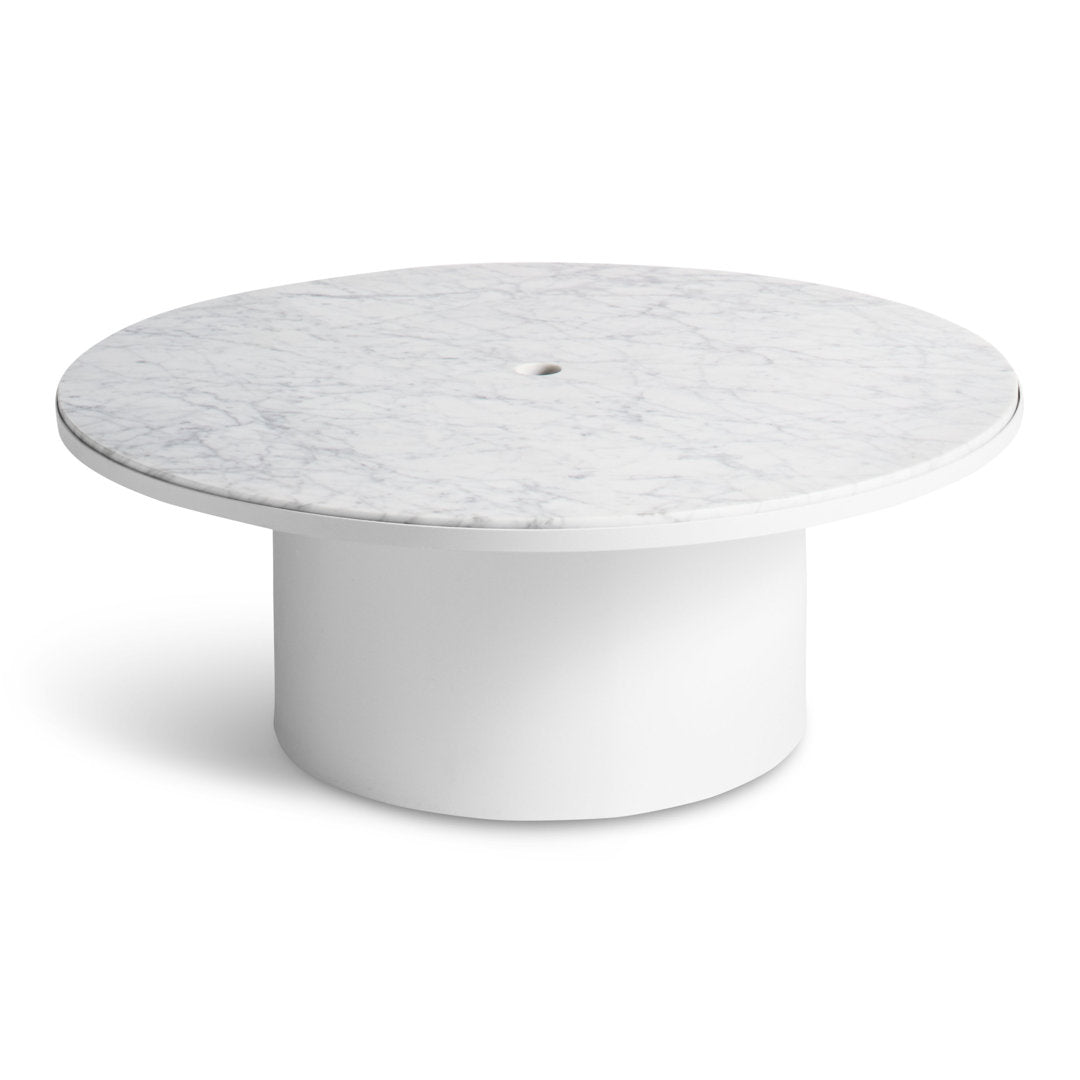 Plateau Coffee Table Blu Dot Table Base Color: White
