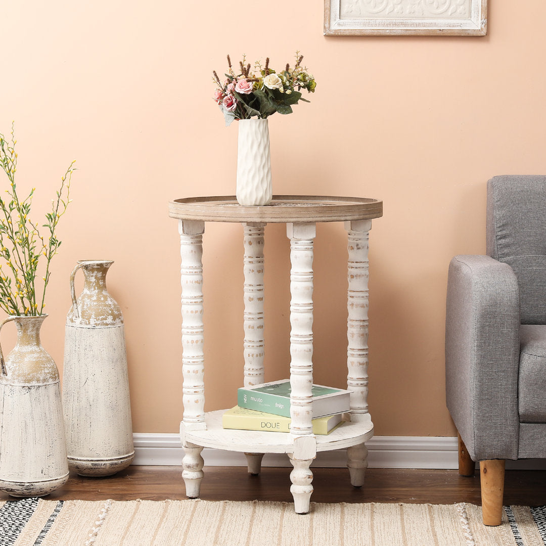 Britt Natural Tray Top End Table Kelly Clarkson Home