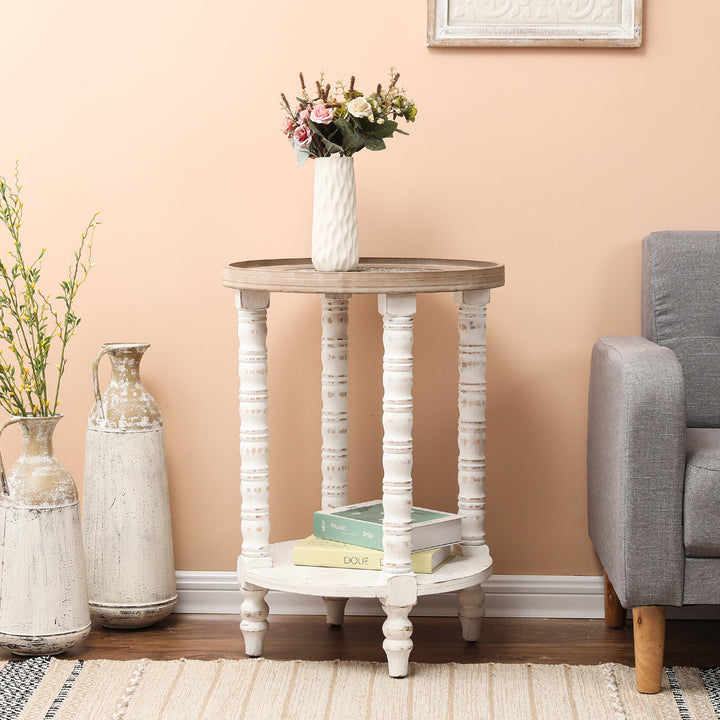 Britt Natural Tray Top End Table Kelly Clarkson Home