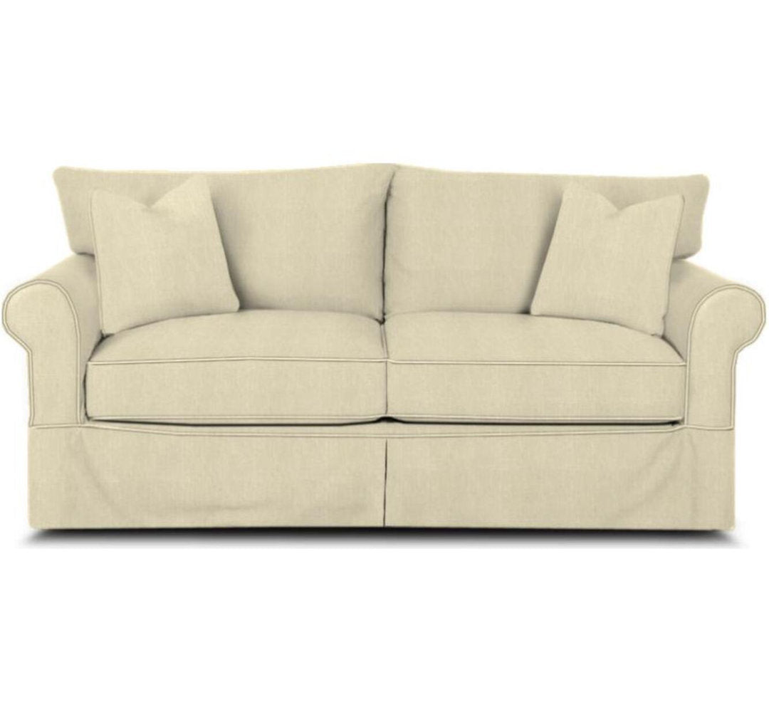 Amari 83" Slipcovered Sofa Wayfair Custom Upholstery™ Fabric: Canvas Granite Sunbrella® Canvas