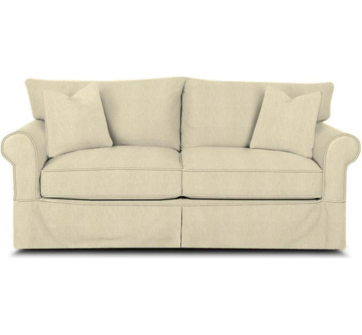 Amari 83" Slipcovered Sofa Wayfair Custom Upholstery™ Fabric: Canvas Granite Sunbrella® Canvas