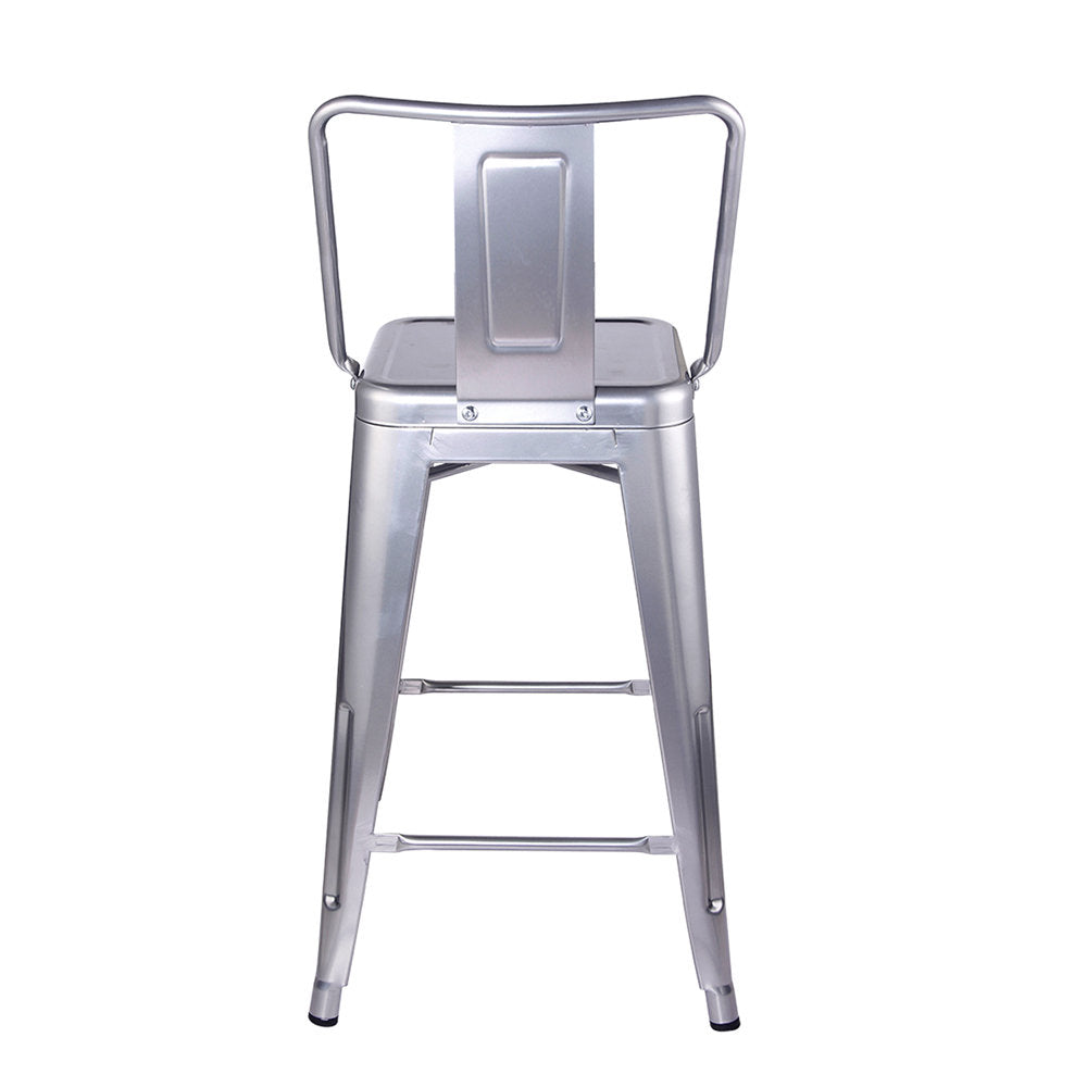 24" Counter Stool 17 Stories Color: Silver