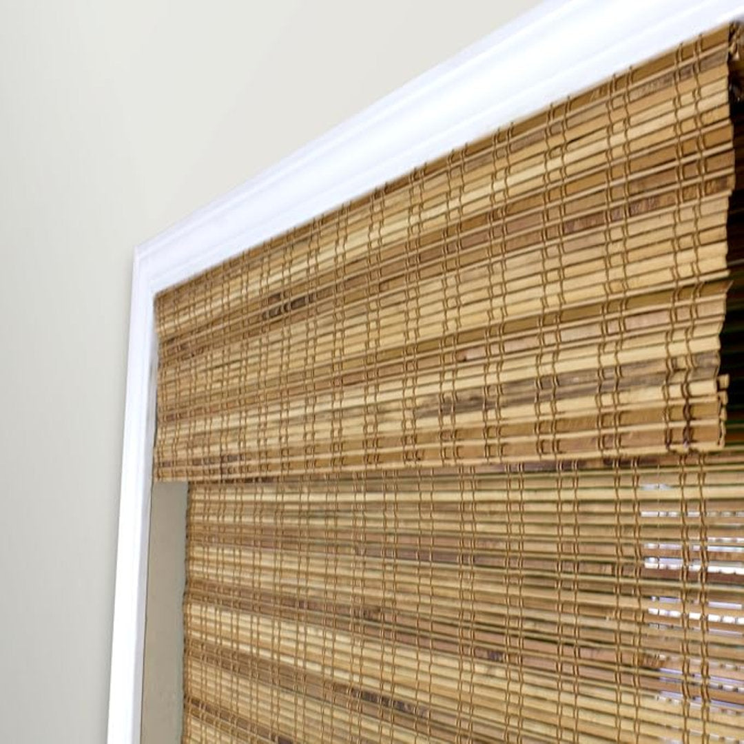 Tuscan Sheer Bamboo Roman Shades Arlo Blinds Length & Width: 33"W x 60"L