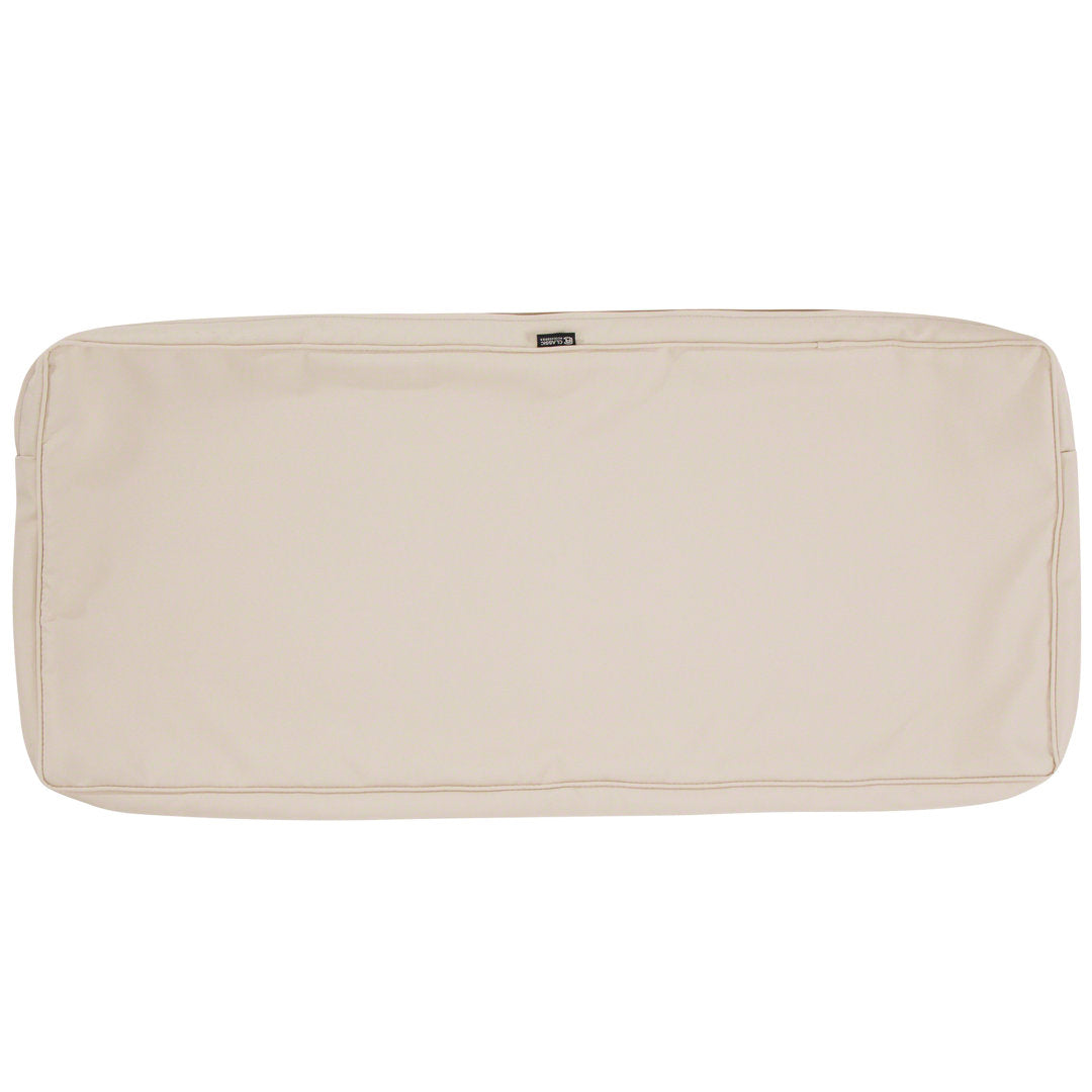 Ayvion Outdoor Seat Cushion Arlmont & Co. Cushion Color: Antique Beige Size: 59" W x 18" D