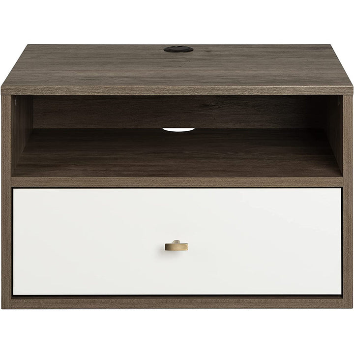 Ailee-May 1 - Drawer Nightstand in White Wade Logan® Color: White