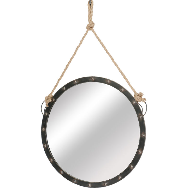 Castagna Framed Distressed Accent Mirror Beachcrest Home™