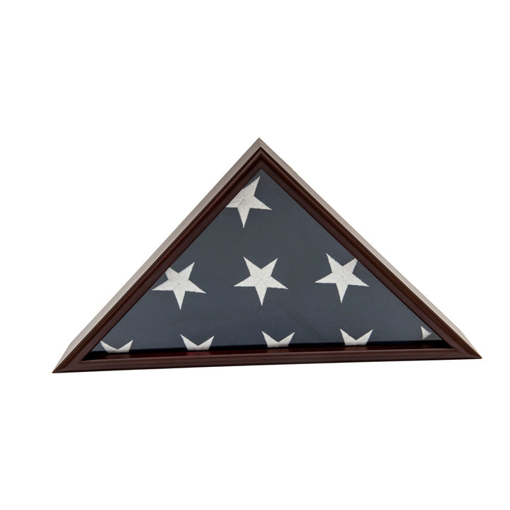 Burial/Funeral/Veteran Flag Elegant Display Case DECOMIL