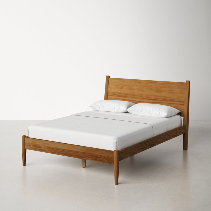 Grady Solid Wood Platform Bed AllModern Color: Castanho Size: Full / Double