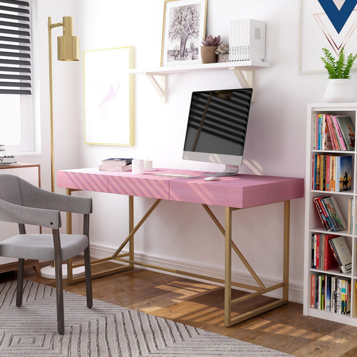 Rania Desk The Twillery Co.® Top Color: Antique Pink