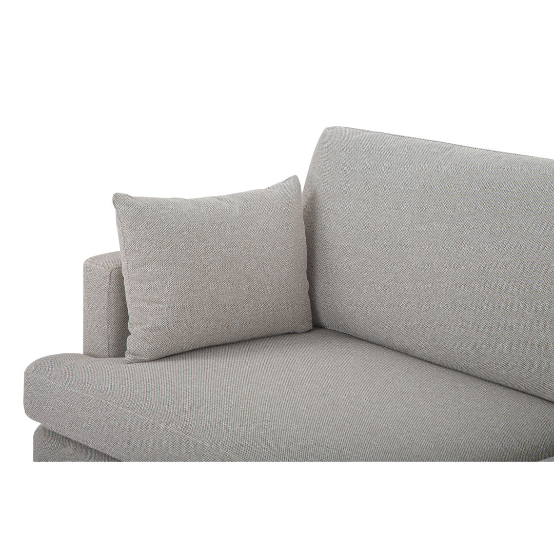 Laguna Upholstered Chaise Sectional AllModern Orientation: Right Hand Facing, Body Fabric: Mushroom Performance Basketweave
