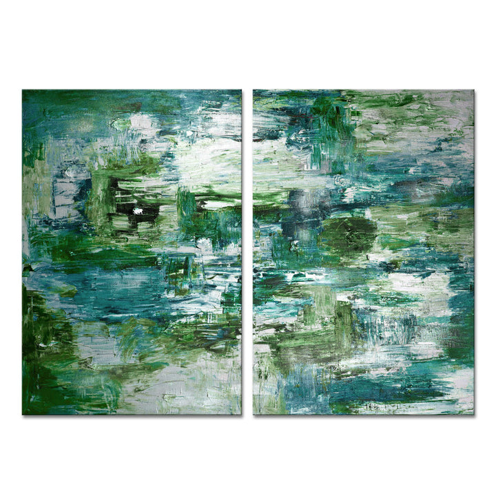 Smash X by Tristan Scott - 2 Piece Graphic Art Print Set on Canvas Ivy Bronx