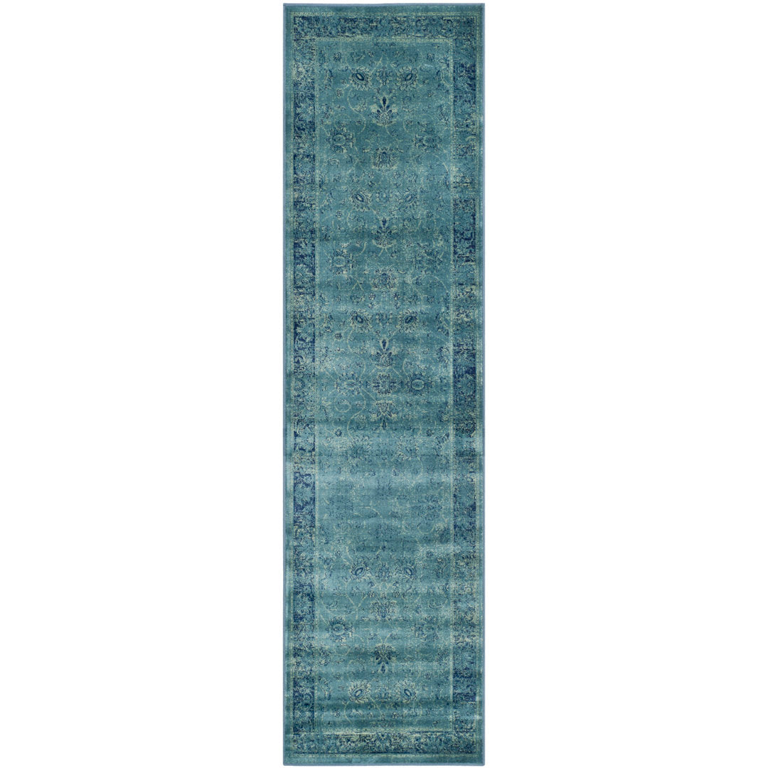 Beldale Blue Area Rug Trent Austin Design® Rug Size: Runner 2'2" x 8'