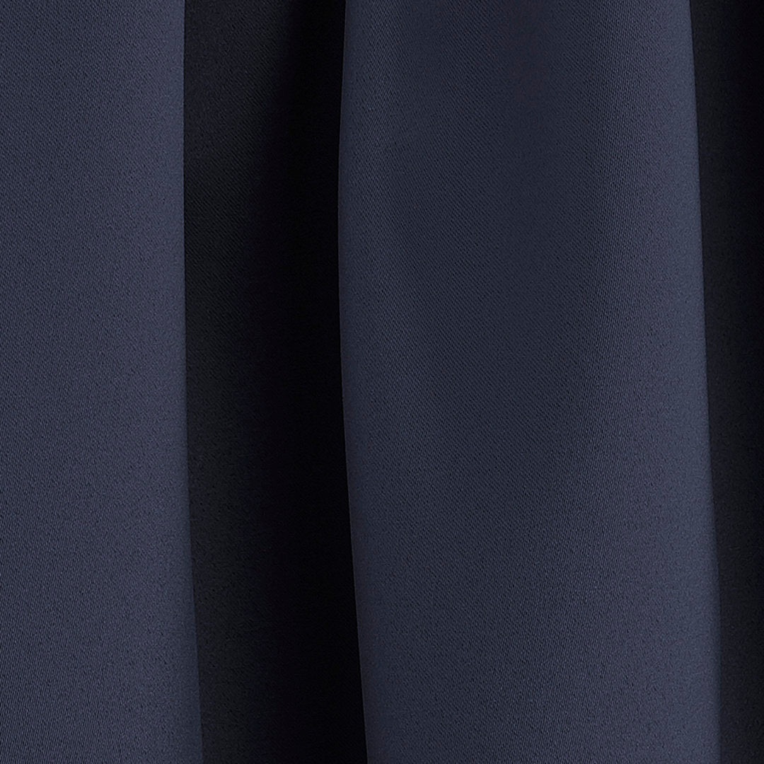 Wayfair Basics Room Darkening Grommet Curtain Panel Wayfair Basics® Curtain Color: Navy Size per Panel: 40" W x 63" L
