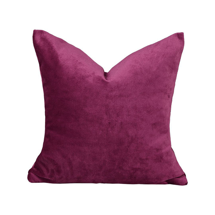 Velvet Throw Square Pillow Cover (Set of 2) Lilijan Home & Curtain Color: 51 Fushia Size: 14" x 14"