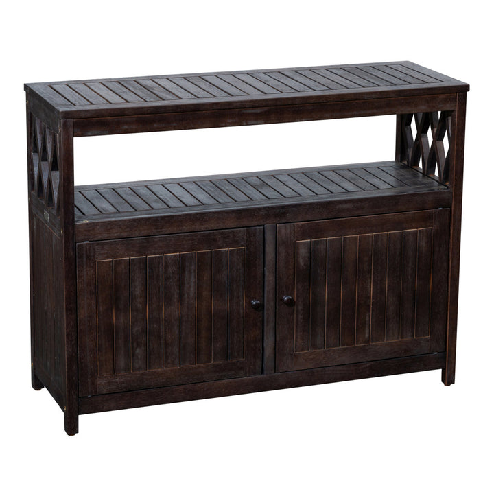 Buecker Wooden Buffet and Console Table Highland Dunes Color: Espresso
