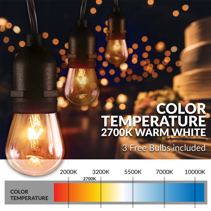 Taft Outdoor 15 - Bulb 576'' Plug-in String Light Joss & Main