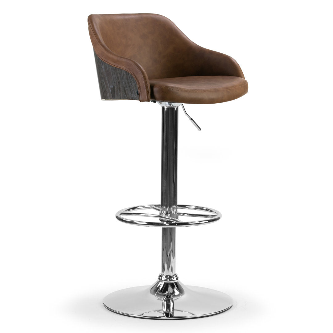Buker Adjustable Height Swivel Bar Stool Union Rustic