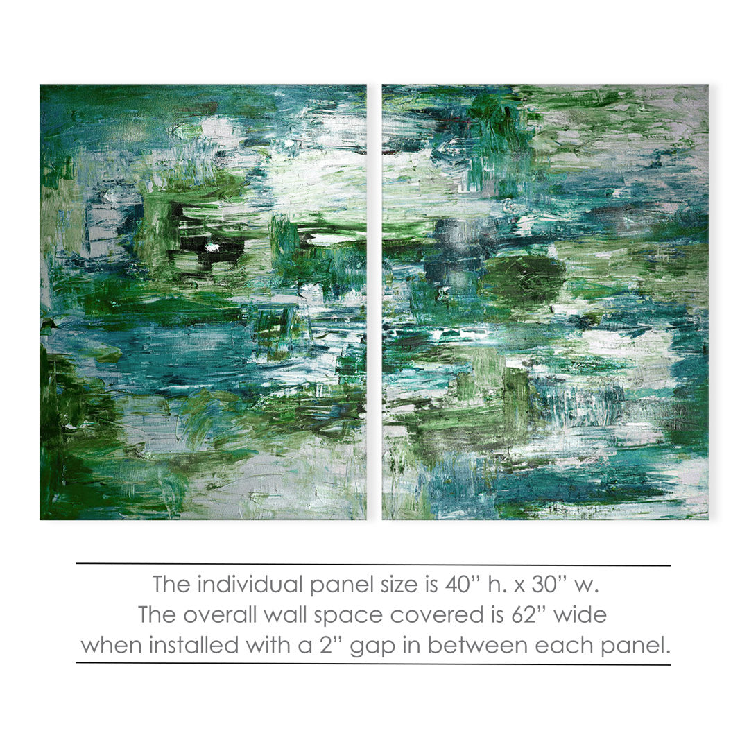 Smash X by Tristan Scott - 2 Piece Graphic Art Print Set on Canvas Ivy Bronx