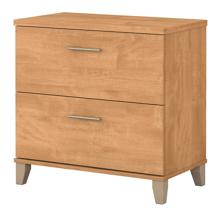 Magomed 2-Drawer Lateral Filing Cabinet Gracie Oaks Color: Maple Cross