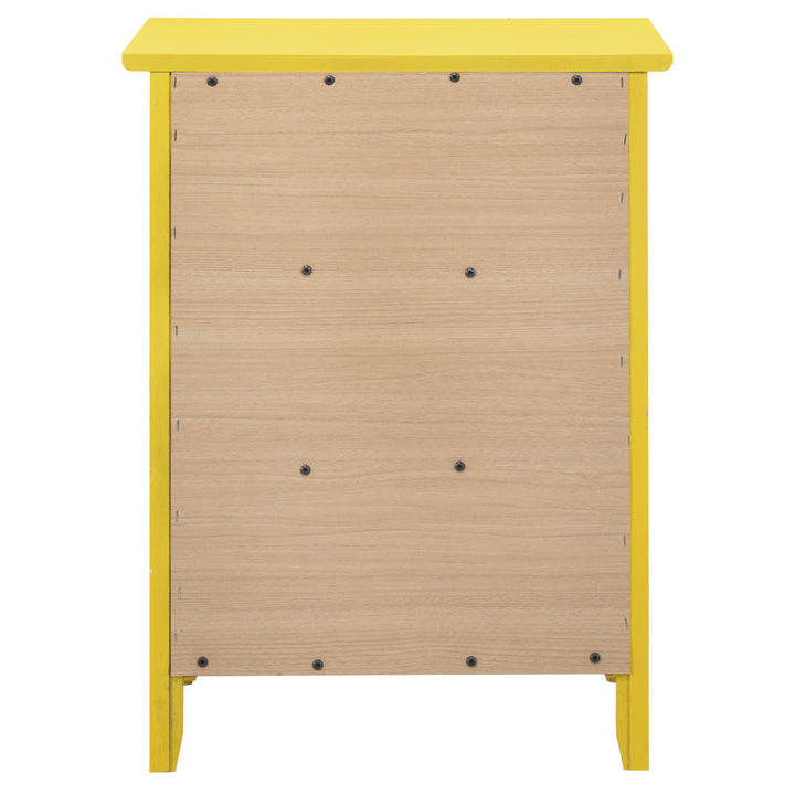 Emjay 3 - Drawer Nightstand Glory Furniture Color: Yellow