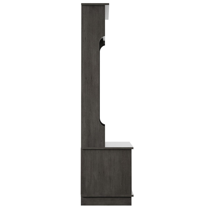 Bridget Hall Tree with Open Storage Sand & Stable™ Color: Weathered Gray