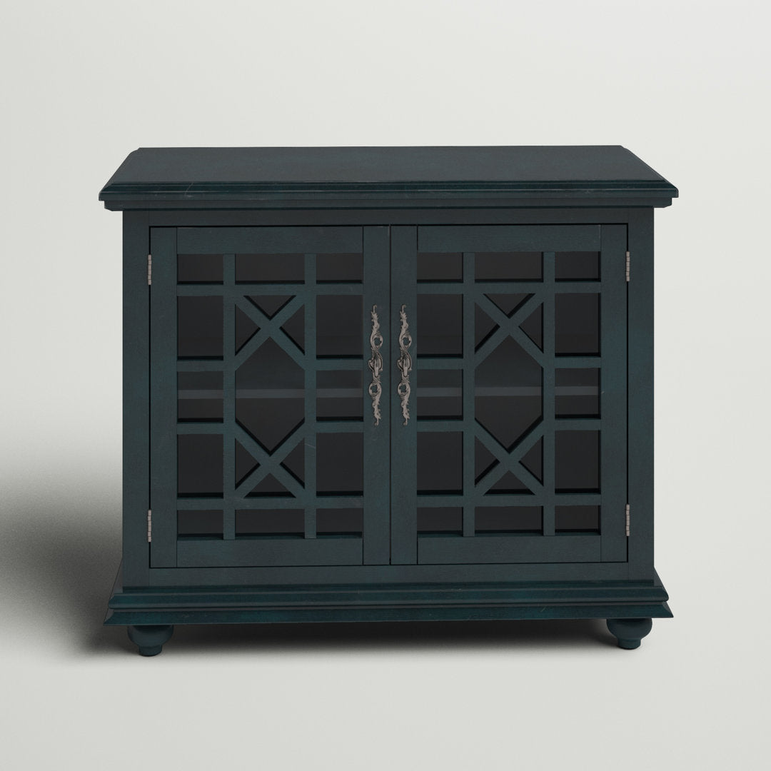 Ahmara 2 - Door Accent Cabinet Three Posts™ Color: Catalina Blue