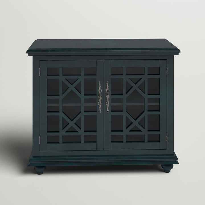 Ahmara 2 - Door Accent Cabinet Three Posts™ Color: Catalina Blue