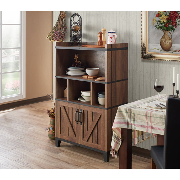 Peterkin 31.49" Wide Dining Hutch Union Rustic
