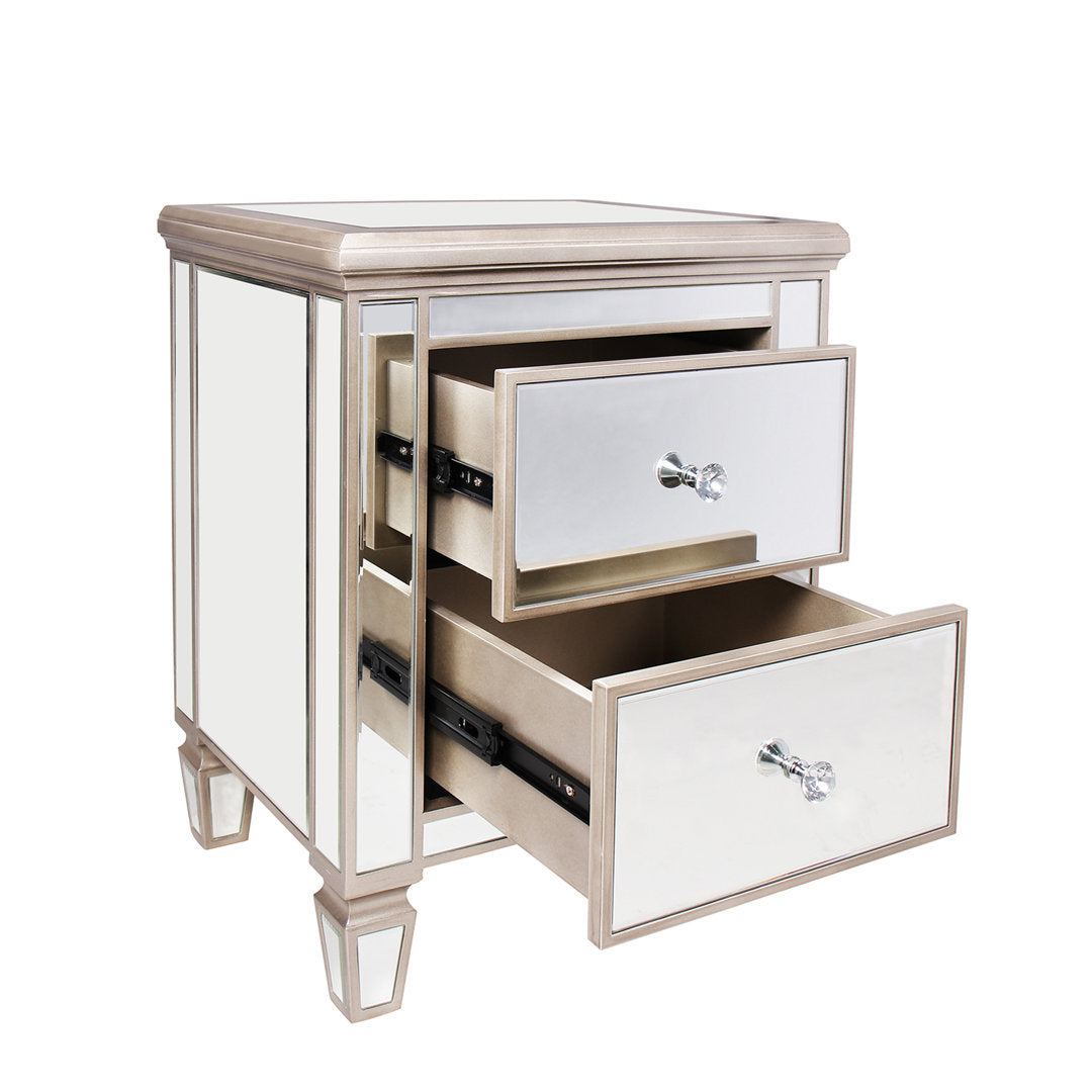 Laurine 2 Drawer Nightstand Everly Quinn