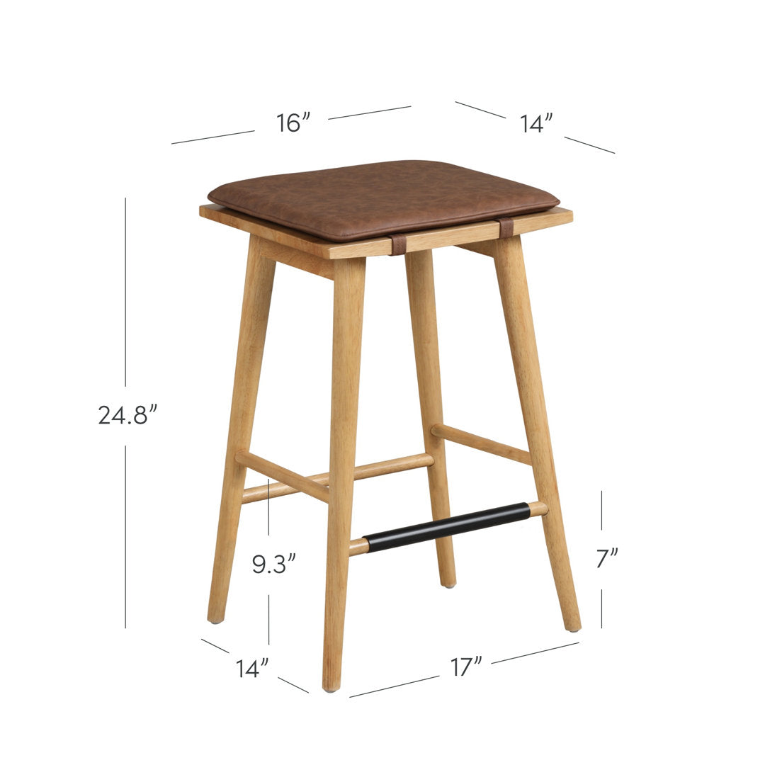 Bryseida 24" Counter Stool (Set of 2) Wade Logan®