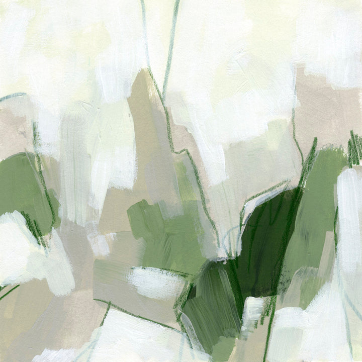 Emerald Fragment II by June Erica Vess - Wrapped Canvas Painting Wade Logan® Size: 30" H x 30" W x 1.25" D Mat Included: Yes, Format: Silver Single Framed