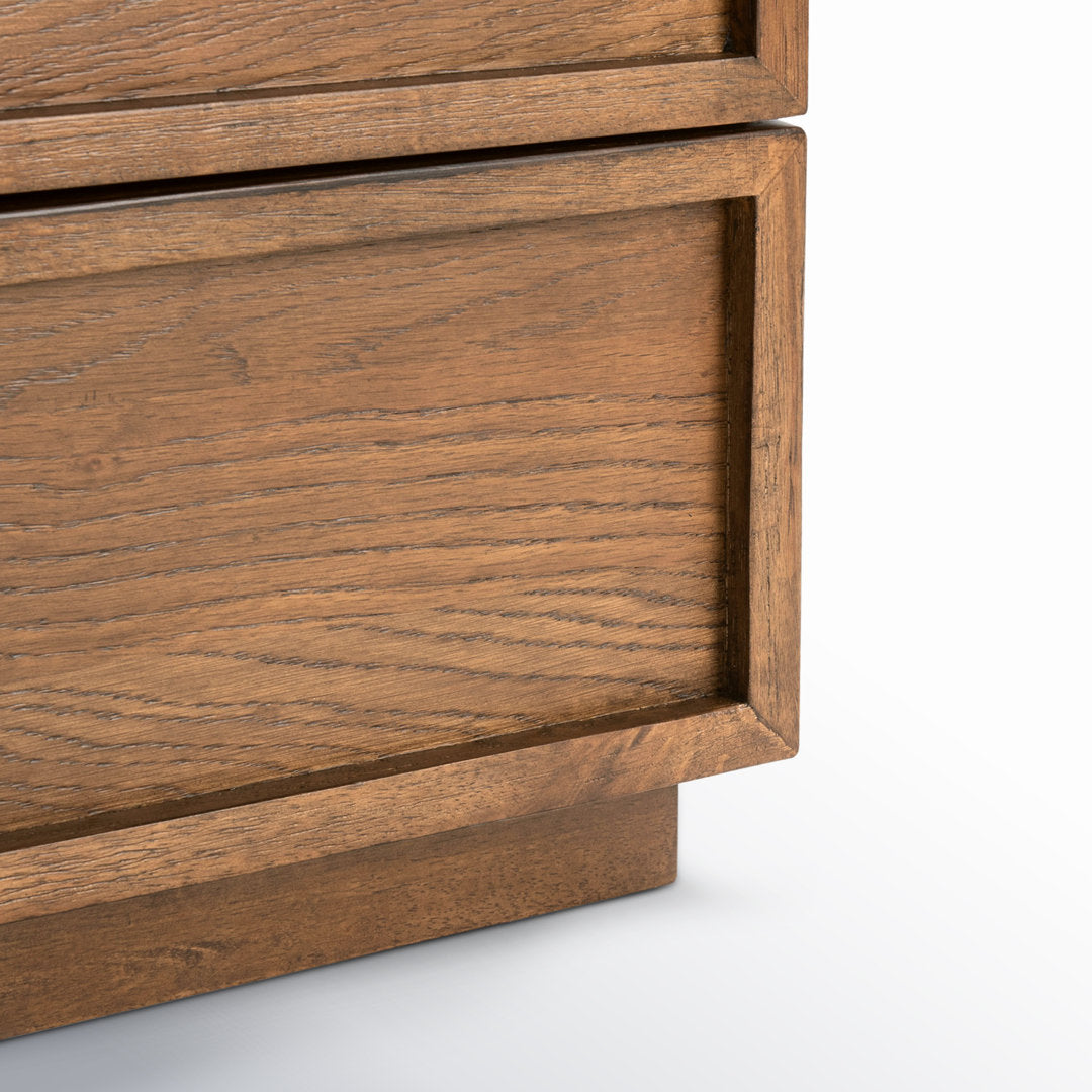 Hudson 3 - Drawer Dresser Joss & Main Color: Medium Oak