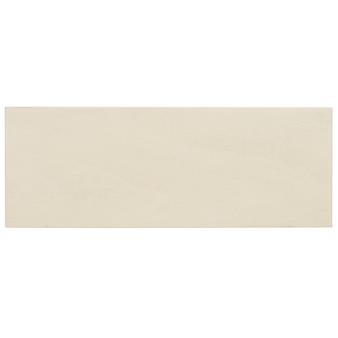 Amondre 36'' Console Table Highland Dunes Color: Distressed White