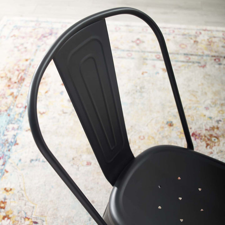 Promenade Bistro Dining Side Chair by Modway (Set of 2) Modway Color: Black