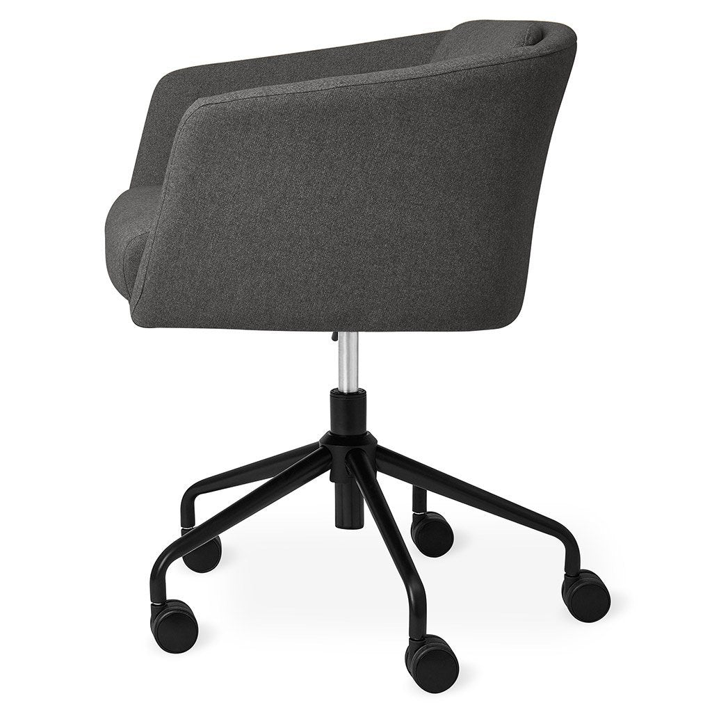 Radius Chair Gus* Modern Upholstery: Stockholm Graphite Performance Twill