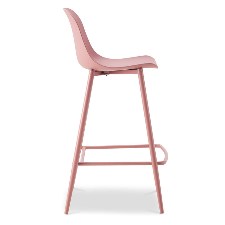Sylvester 26'' Counter Stool AllModern Color: Blush Pink
