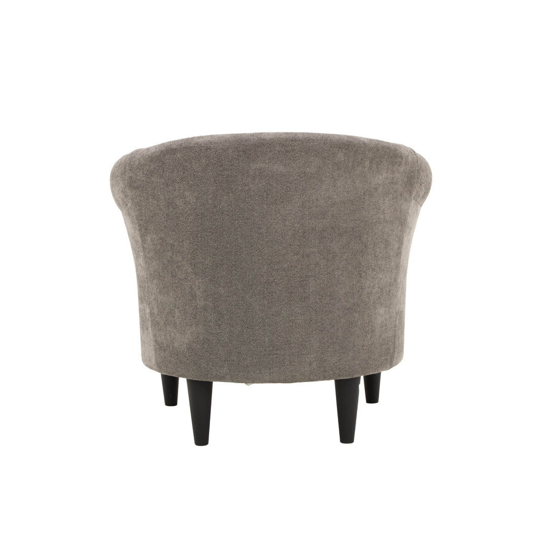 Adea Polyester Barrel Chair Lark Manor™ Fabric: Chloe Slate