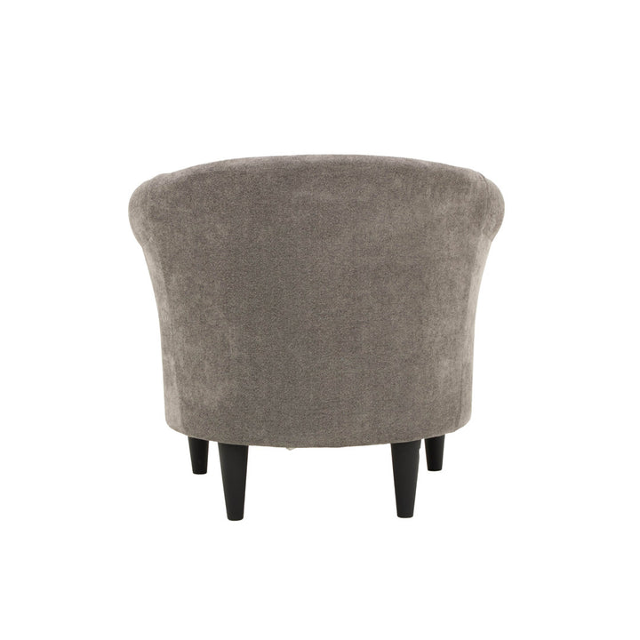 Adea Polyester Barrel Chair Lark Manor™ Fabric: Chloe Slate