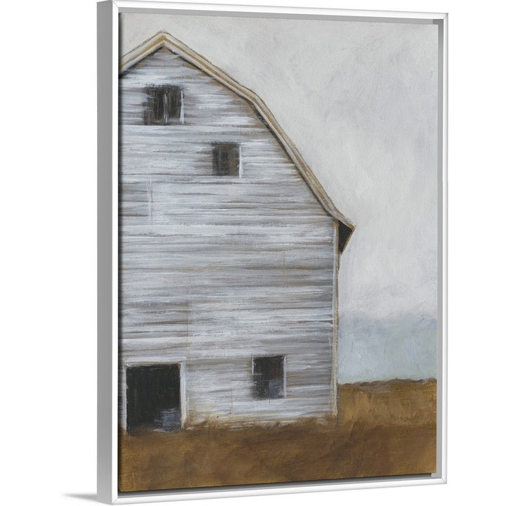 Abandoned Barn I' Painting on Canvas One Allium Way® Size: 17.7" H x 13.7" W x 1.75" D Format: White Floater Framed