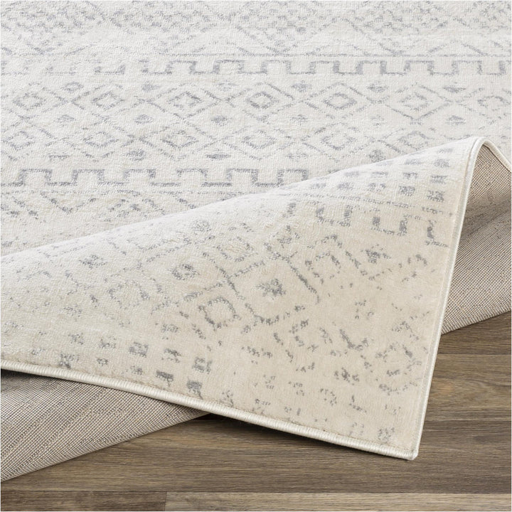 Herrod Machine Woven Gray/Ivory Area Rug Zipcode Design™ Rug Size: Rectangle 2' x 3'