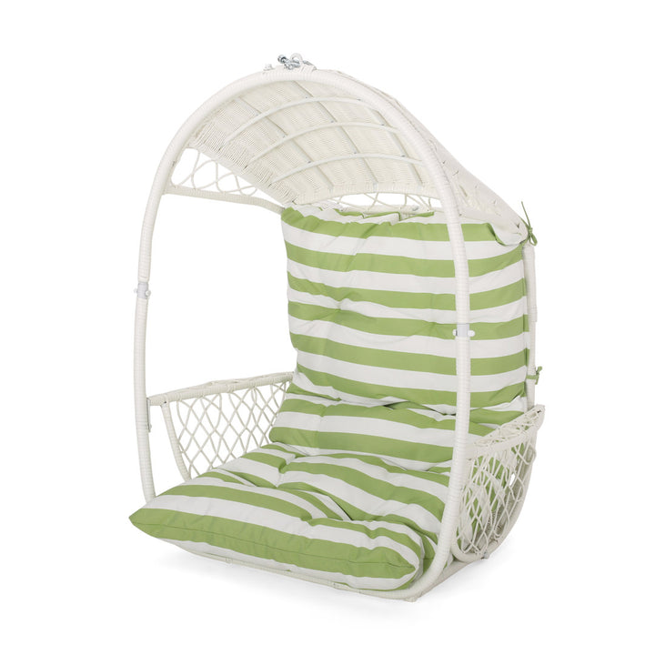 Berkshire Porch Swing Bayou Breeze Color: White/Green