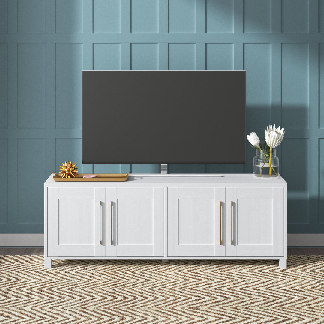 Chabot TV Stand for TVs up to 78" Latitude Run® Color: White