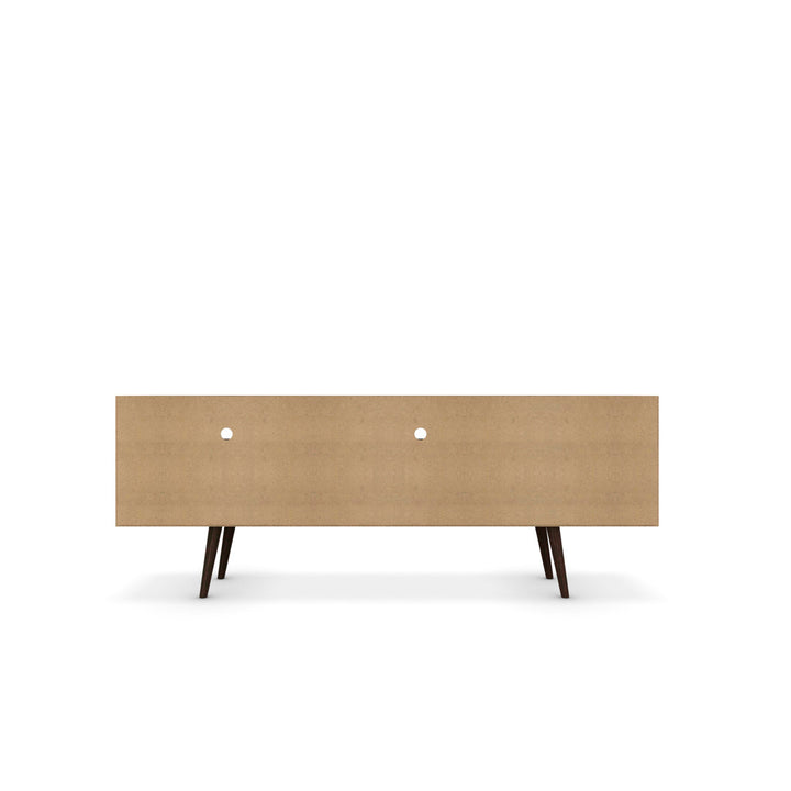 Darryl TV Stand Zipcode Design™ Color: White/Aqua Blue