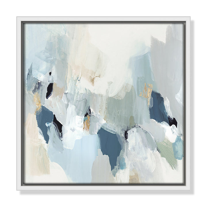 Little Talks II by Isabelle Z - Picture Frame Print on Canvas Casa Fine Arts Size: 13.5" H x 13.5" W x 2" D Format: White Framed Canvas