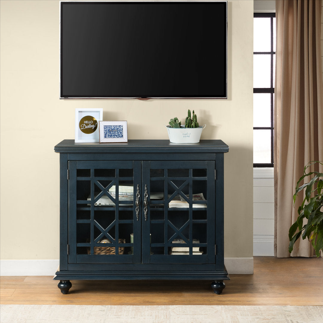 Ahmara 2 - Door Accent Cabinet Three Posts™ Color: Catalina Blue