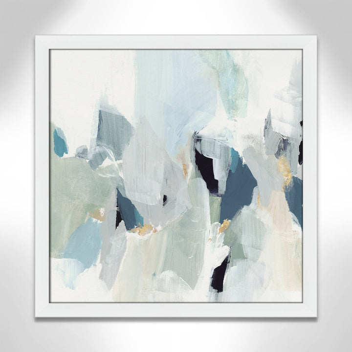 Little Talks II by Isabelle Z - Picture Frame Print on Canvas Casa Fine Arts Size: 24.5" H x 24.5" W x 0.75" D Format: Satin White Picture Framed Paper