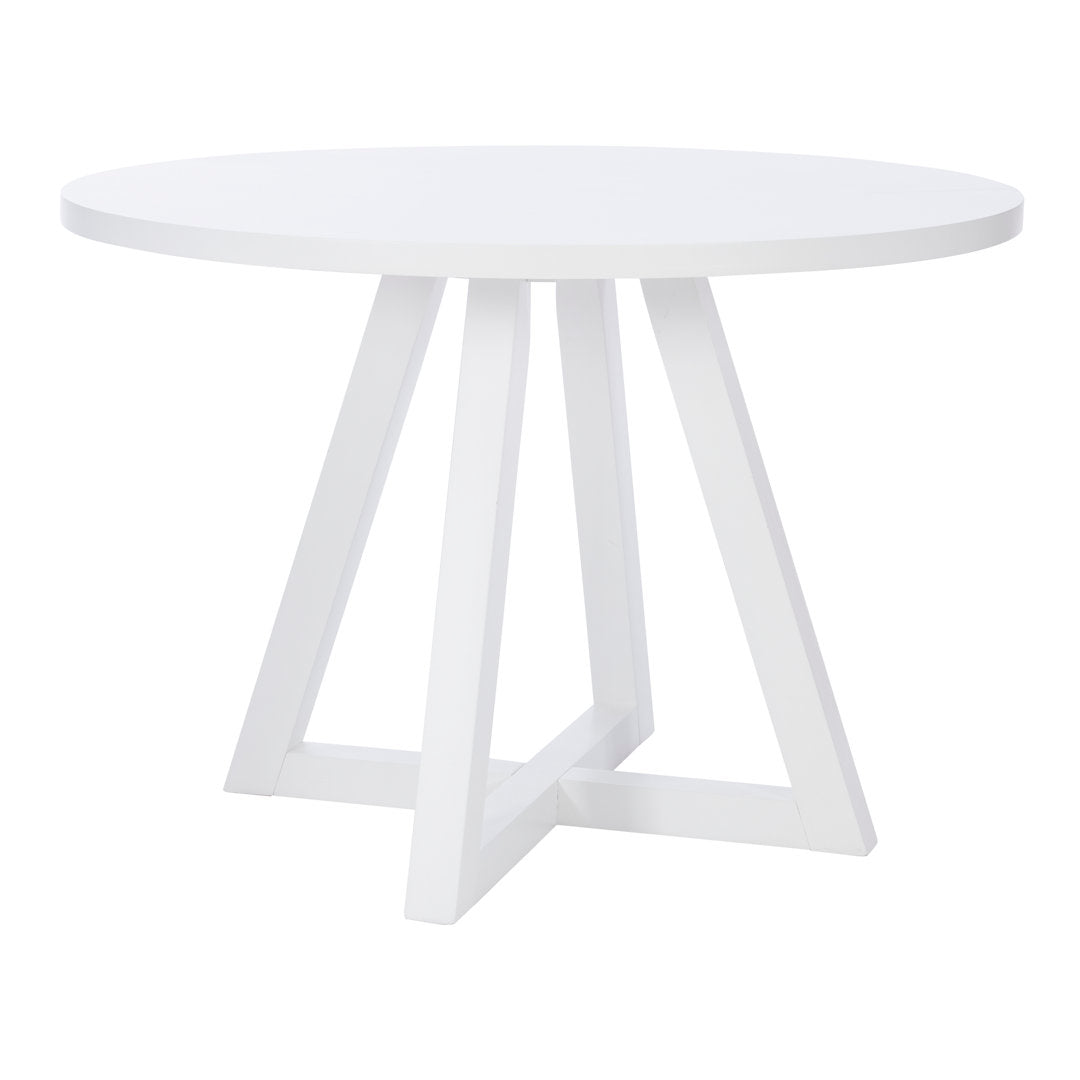 Ariarna 44" Round Solid Wood Pedestal Dining Table Lark Manor™
