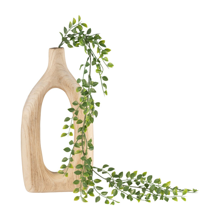 Cut-out Vase, Paulownia Woo, Decorative Rustic Vase for Wedding Centerpieces and Tabletop Decor Joss & Main Color: Brown