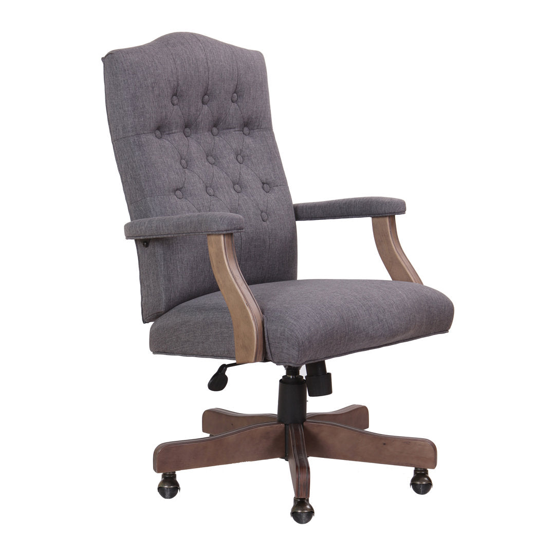 Mayson Executive Chair Three Posts™ Upholstery Color: Slate Gray
