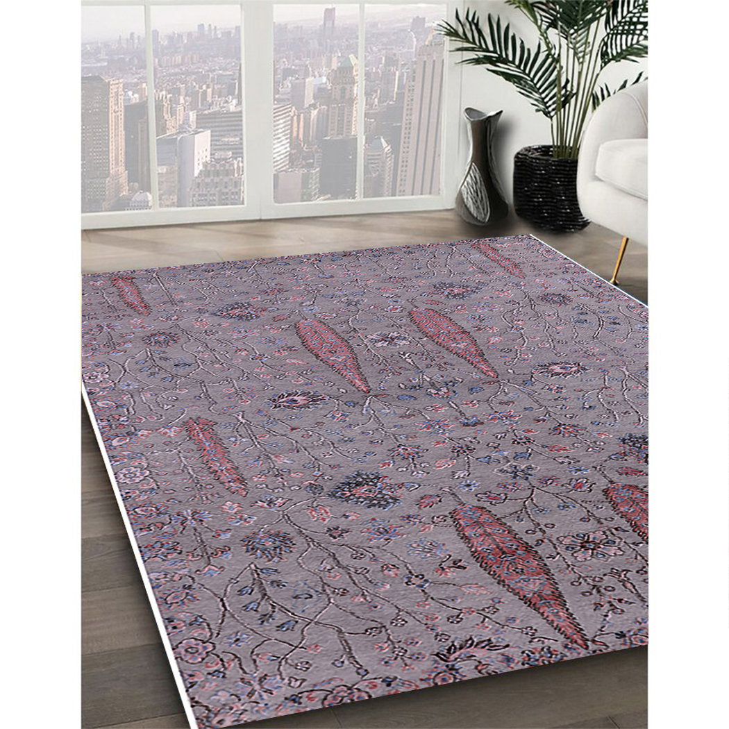 Osha Floral Pink/Purple Area Rug Bungalow Rose Rug Size: Rectangle 8' x 10'